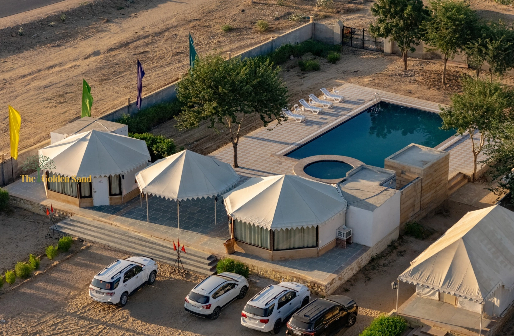Free Parking at The Golden Sand Resort